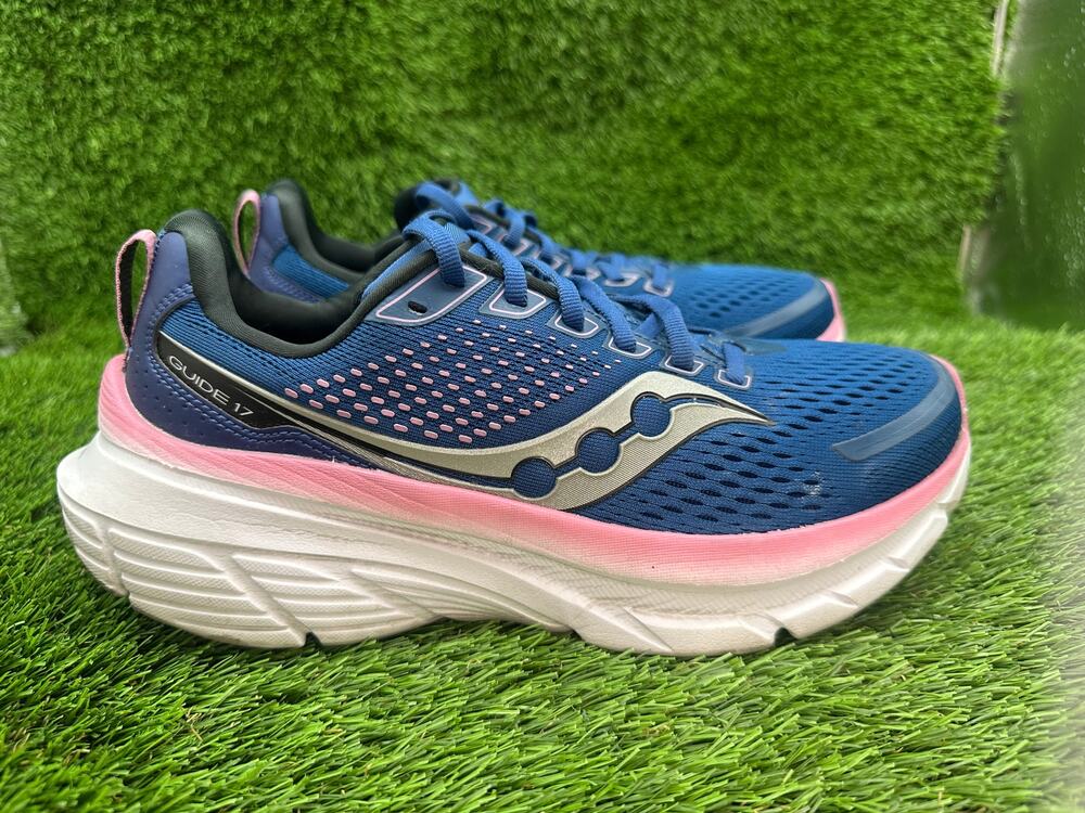 Saucony Guide 17 S10936-106 Athletic Sneaker Women's 9 Blue Mesh Sports Running